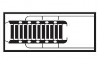 Niedergang 7 x 24 mm , 1:100 (2 Stck) /#7-059