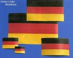 Flagge Deutschland 60 x 40 mm