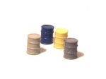 Barrel for oil , 9 x 6 mm , yellow , 1:100