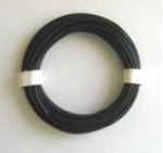 Micro-Cable  1 x 0,05 mm black ,  10 Meter