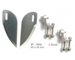 ALU - Turnfin 25 x 65 mm , 1 pair / #27-1212
