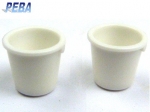 PEBA Bucket white , 11 x 10 mm , 1:25 , 2 pcs / 38261
