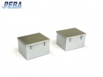 Deck Box ALU , 16 x 13 x 10 mm , 1:50 , 2 pcs / 38-50203