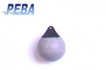 PEBA Fender round , 20 mm , gray  / 38-50029