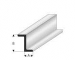 Styrene Profile Z-Beam 6.0 x 9.0 mm , 1000 mm
