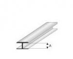 Kunststoffprofil Flach-Verbinder 1,0 mm , 1000 mm